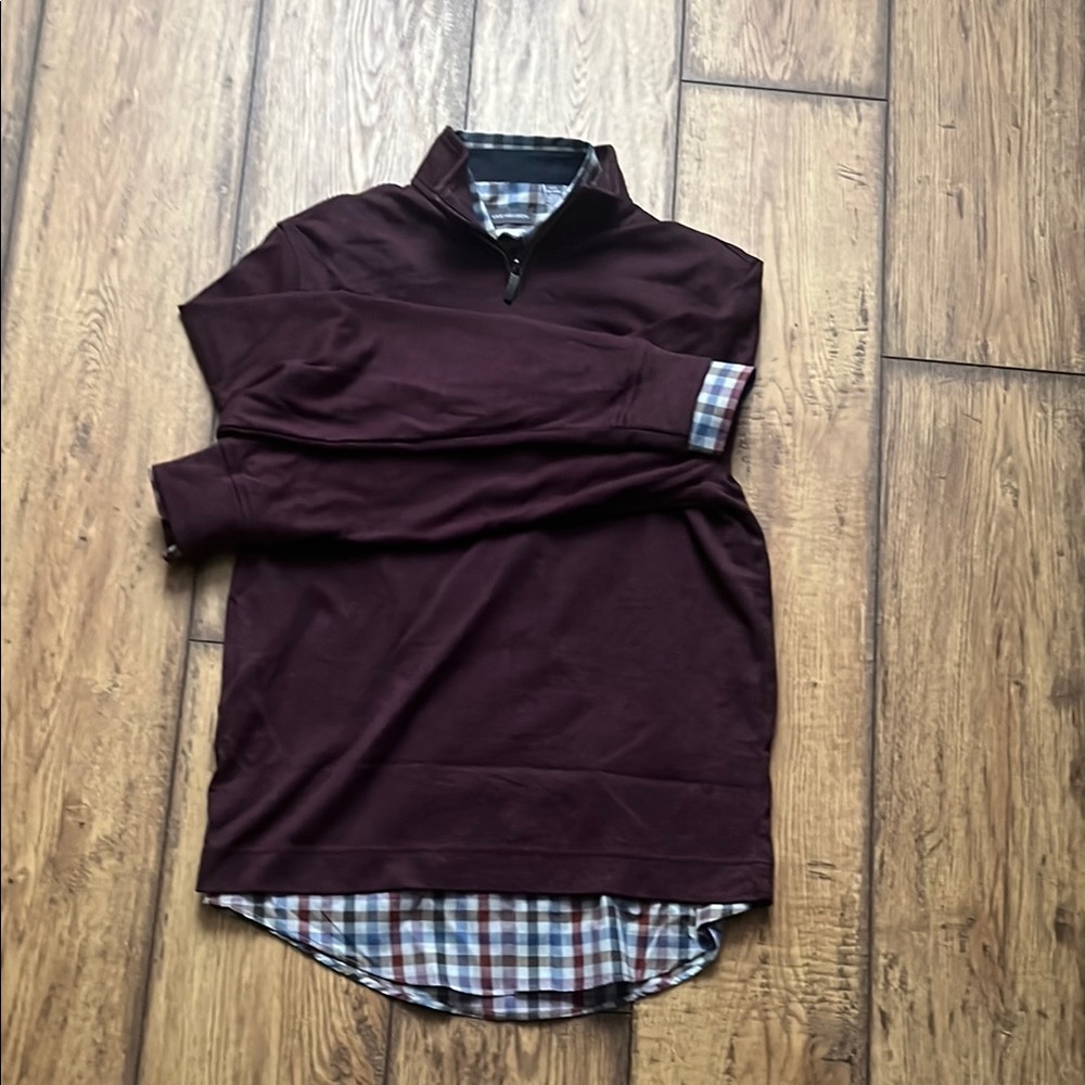 Van Heusen Red Casual Button Down Shirt